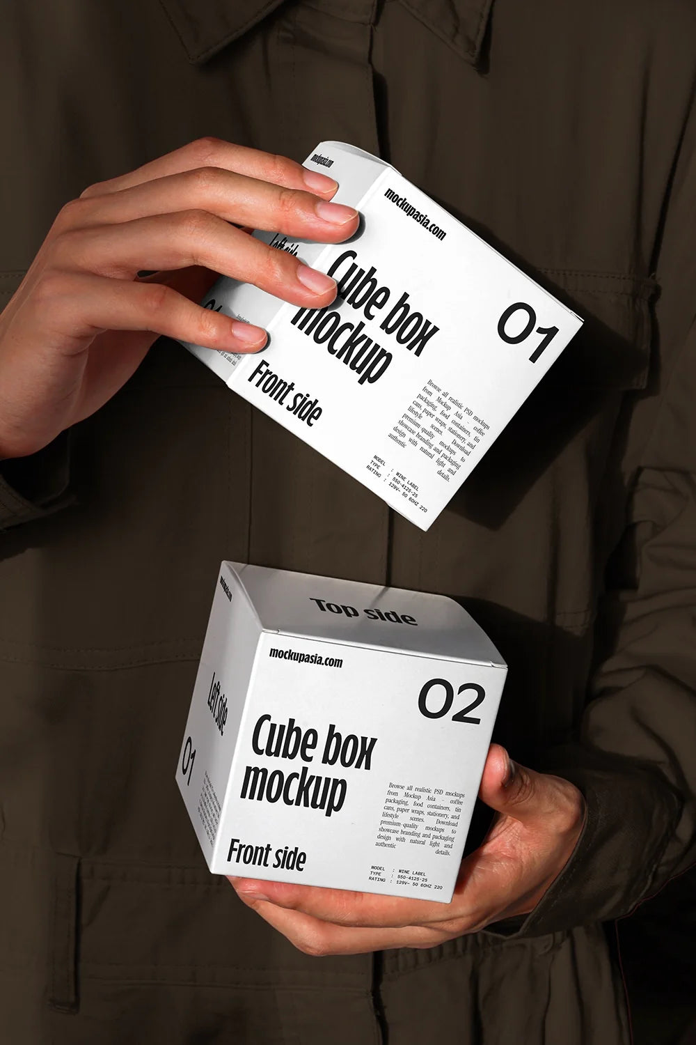 Design Studies: Cube Box Packaging Mockup - Image 3