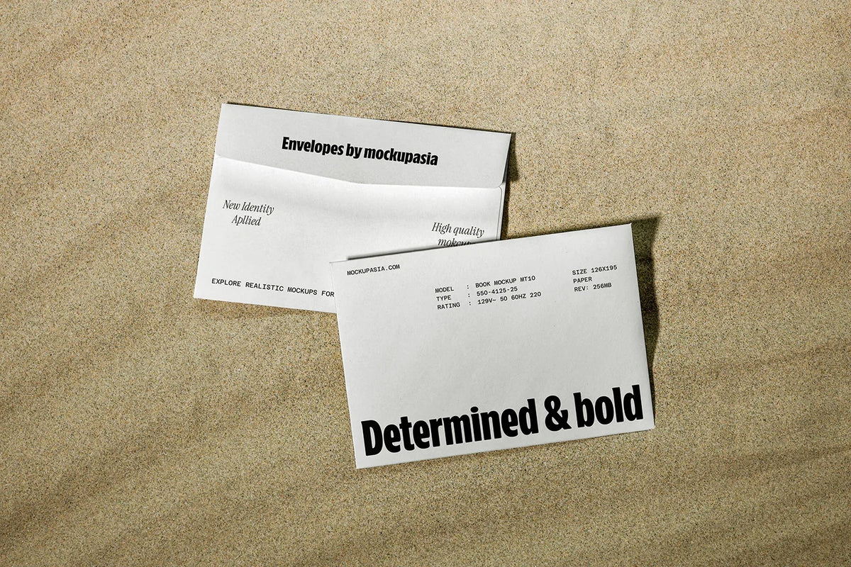 Design Studies: Envelope Mockup - Image 2