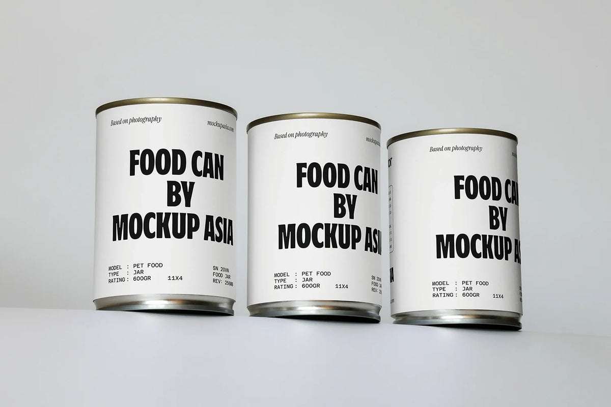 Design Studies: Cat Food Can Mockup - Image 2