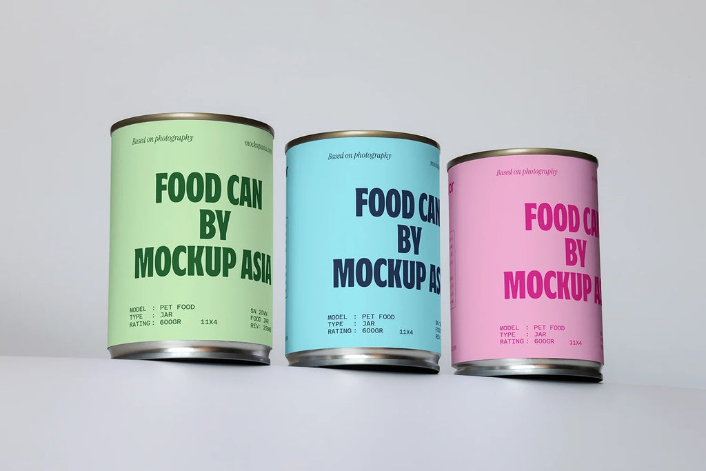 Design Studies: Cat Food Can Mockup