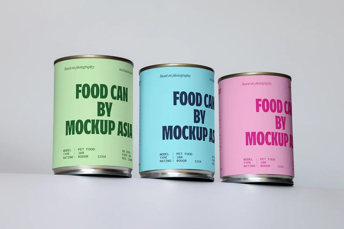 Design Studies: Cat Food Can Mockup