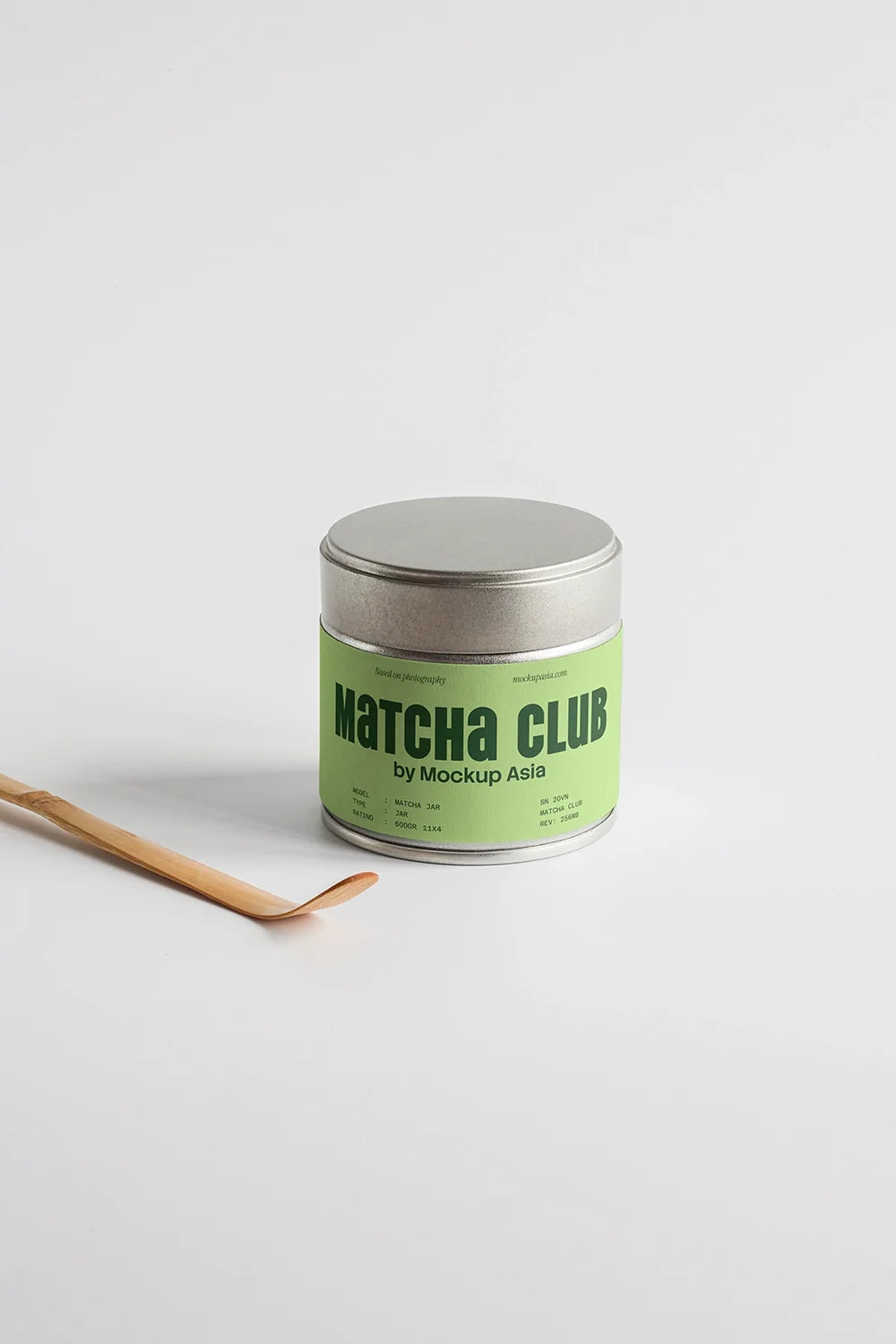 Design Studies: Matcha Tin Can Mockup
