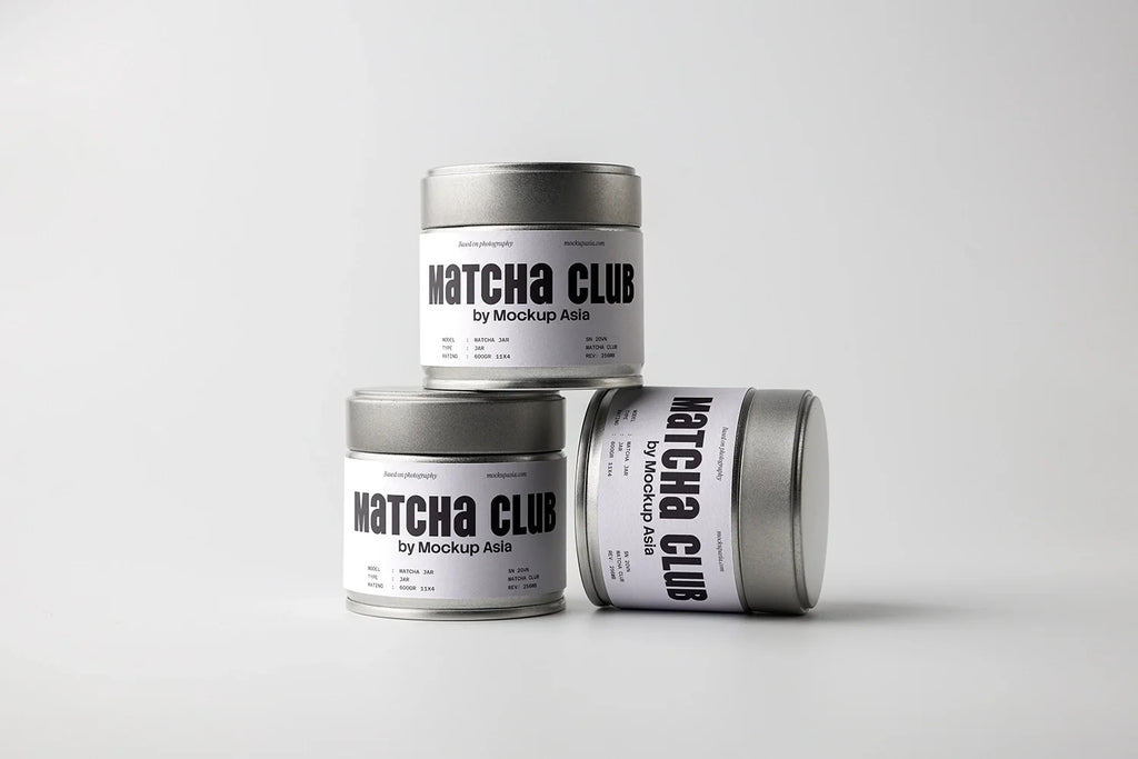 Design Studies: Matcha Tin Can Mockup