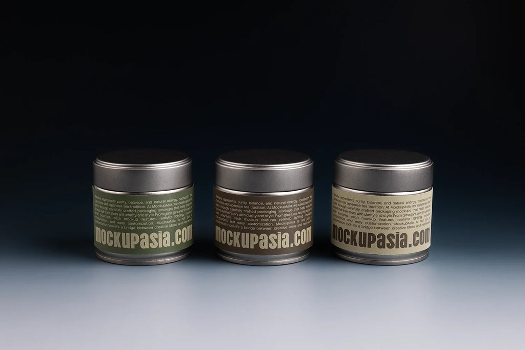 Design Studies: Matcha Tin Mockup