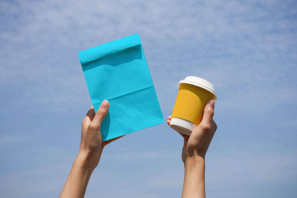Design Studies: Paper bag & cup Mockup - Image 3