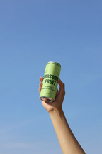 Design Studies: Slim Can Mockup CF09 – Lifted Against Sky