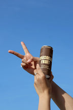 Design Studies: Slim Can Mockup CF10 – Held Against Blue Sky - Image 3