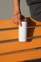 Design Studies: Slim Can Mockup CF25 – On Orange Bench - Image 3