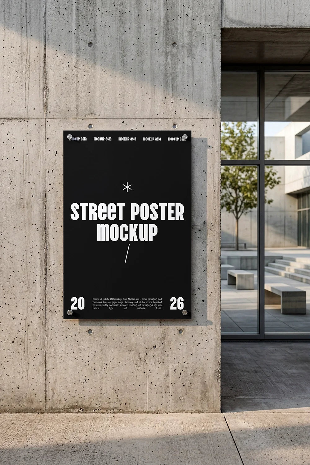 Design Studies: Urban Street Poster Mockup -